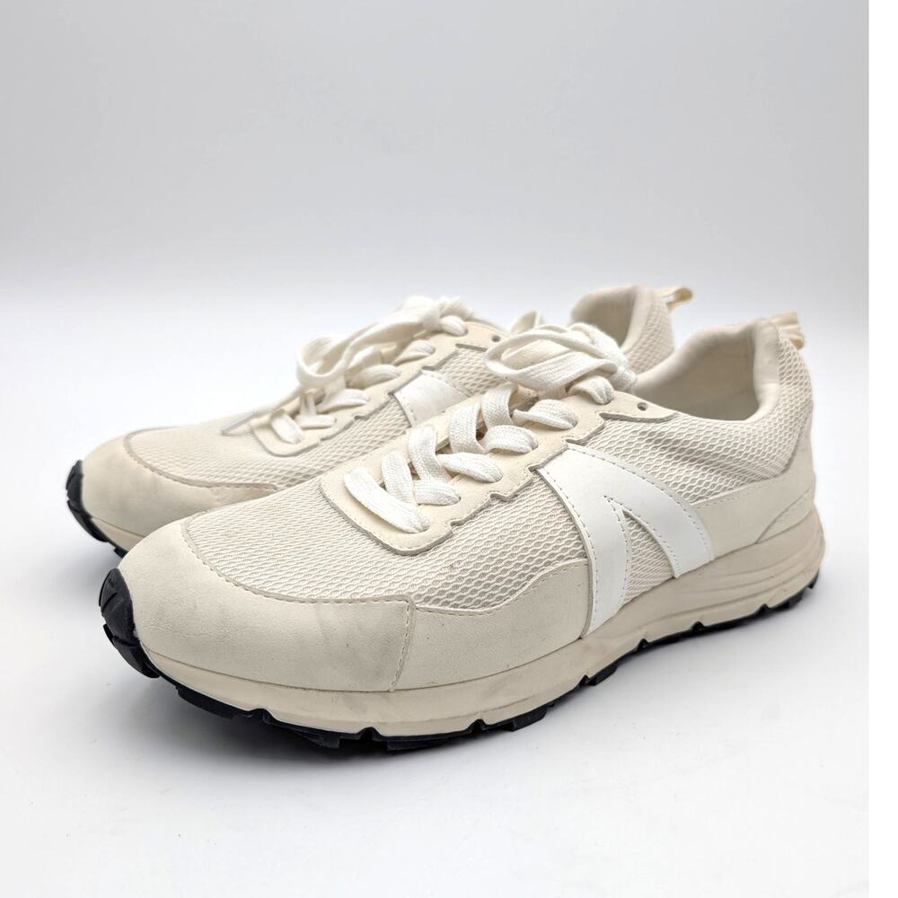 MIA Krash Lace-Up Sneaker Shoes Round Toe Women's Off White Size US8.5M EU38.5